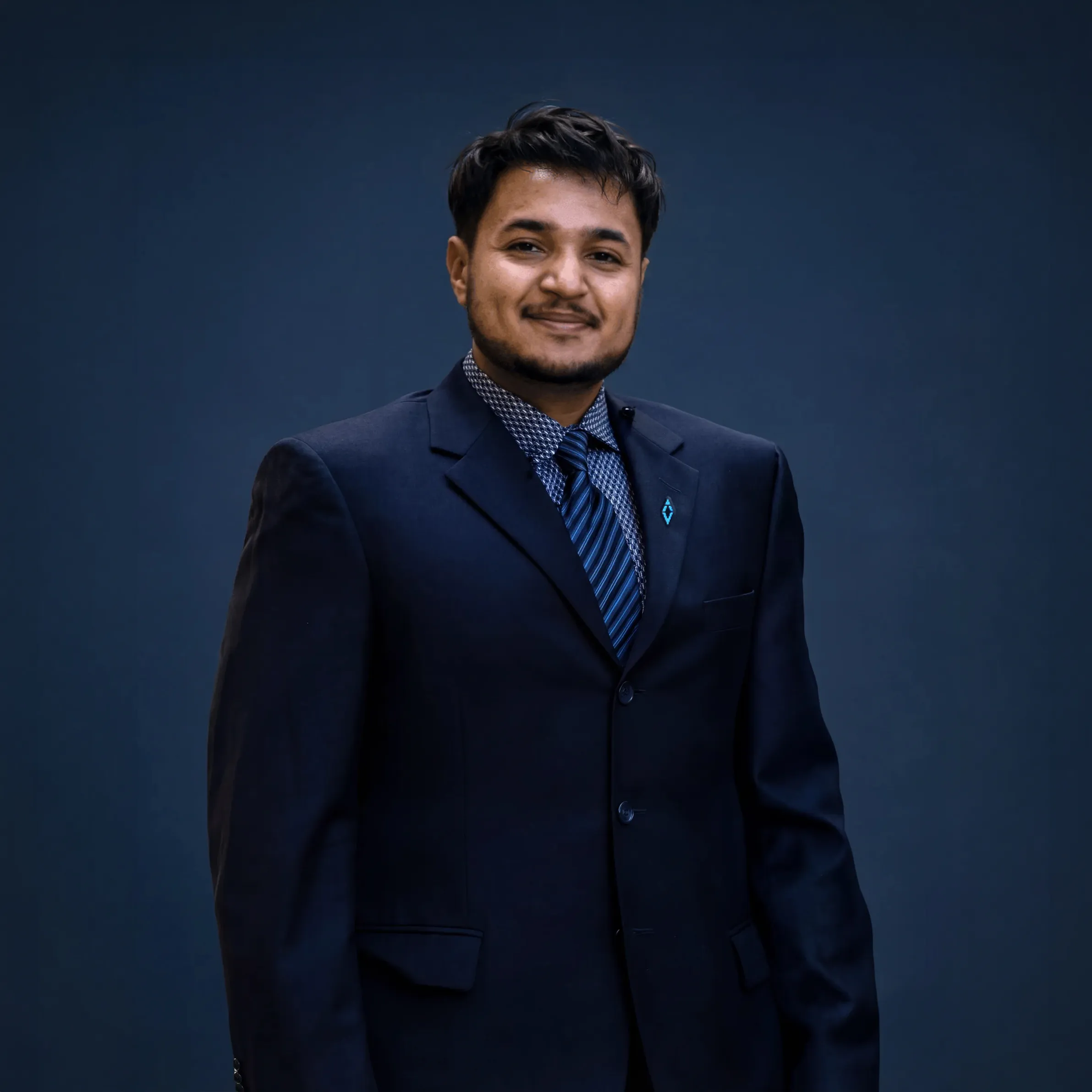 Portrait of Adrian Monges Rodriguez, Founder and CEO of AdVran