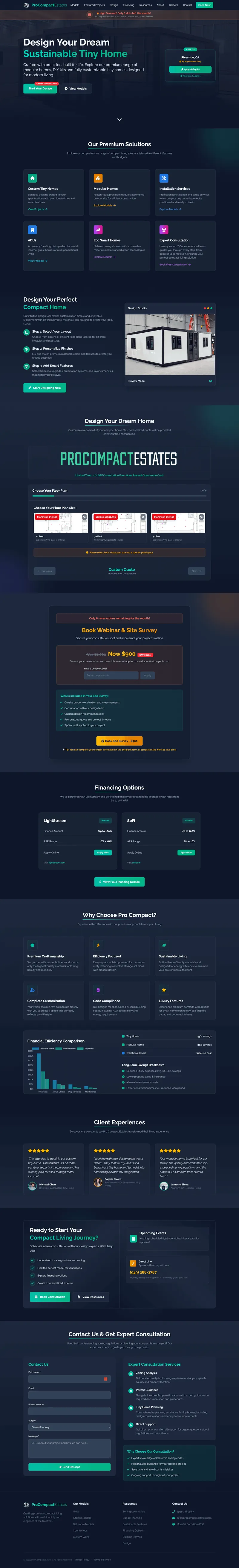 Pro Compact Estates website: managed and secured by AdVran