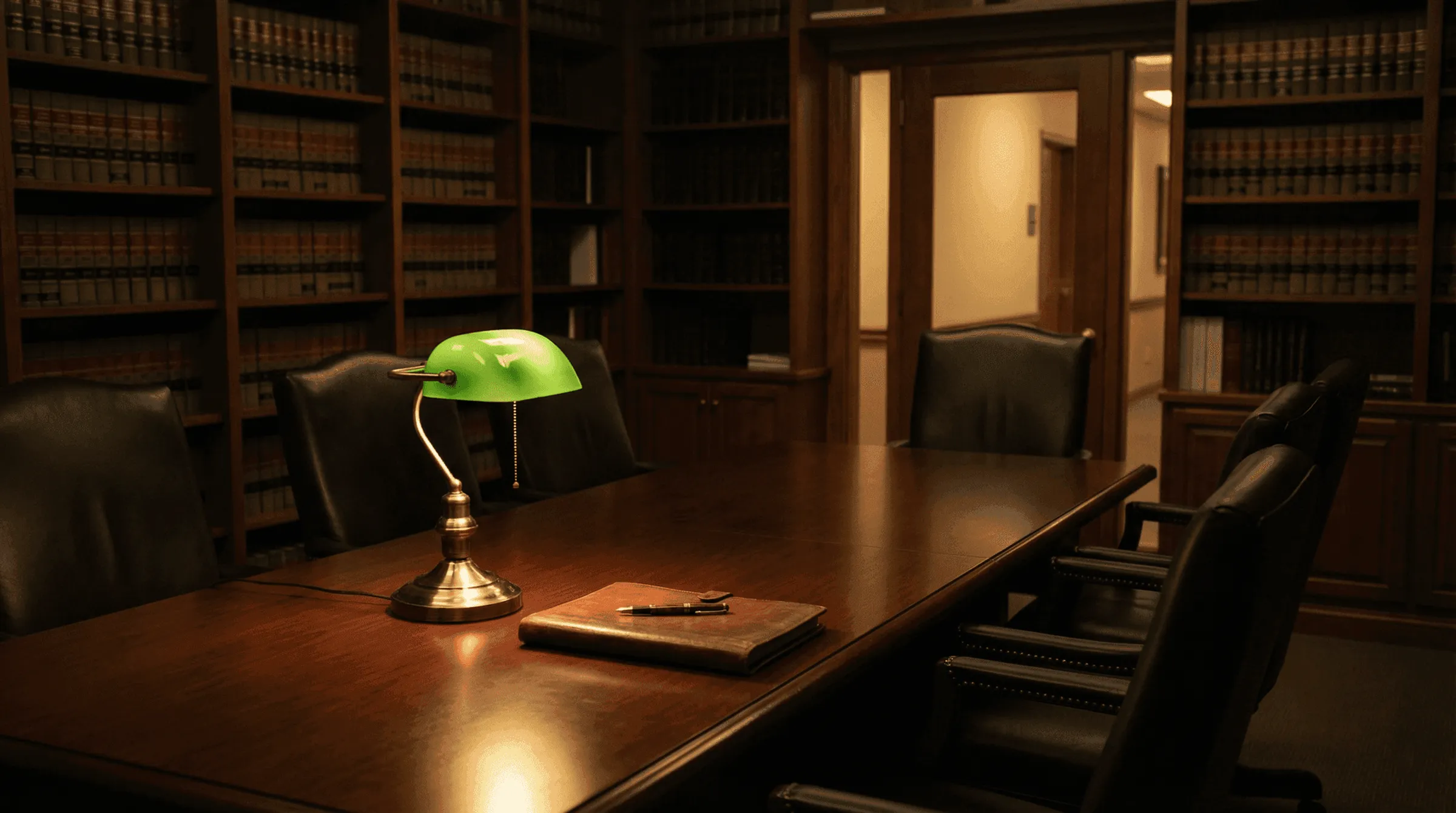 Professional services office with consultants working on client engagements and secure document management systems